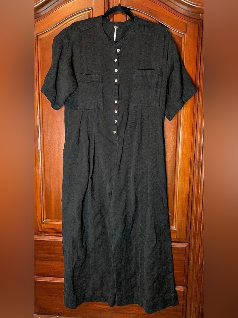 Free People Marci Jumpsuit Black Size Small